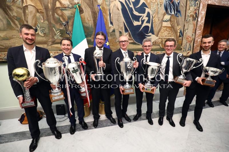 
PALLAVOLO CELEBRAZIONE COPPE EUROPEE VOLLEY 2018-2019 VINTE DALLE SQUADRE ITALIANE A PALAZZO CHIGI A ROMA
ROMA 22-05-2019
FOTO FILIPPO RUBIN