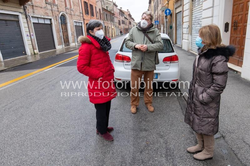 DA SX CHIARA SAPIGNI MIRCO RUBBI E PAOLA PERUFFO
COVID DORMITORIO VIA XX SETTEMBRE FERRARA