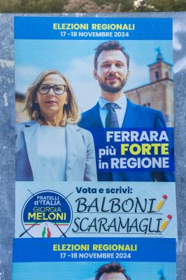 CARTELLONI ELETTORALI REGIONALI 2024